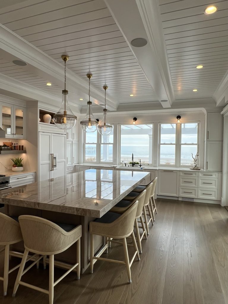 Integrated smart home kitchen with lighting, speakers, and long-term technology support by SHORE Smart Home