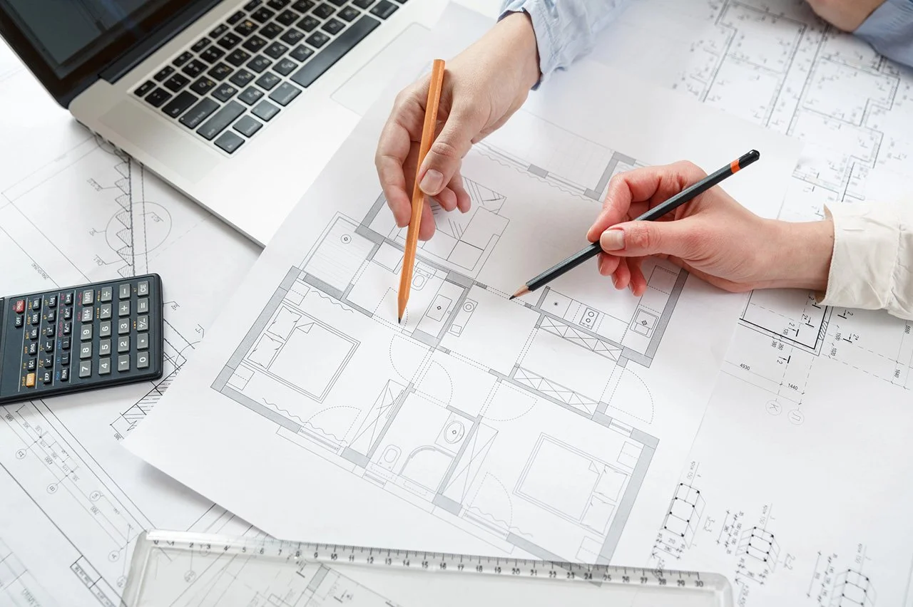 Architectural smart home technology integrated into a custom coastal home