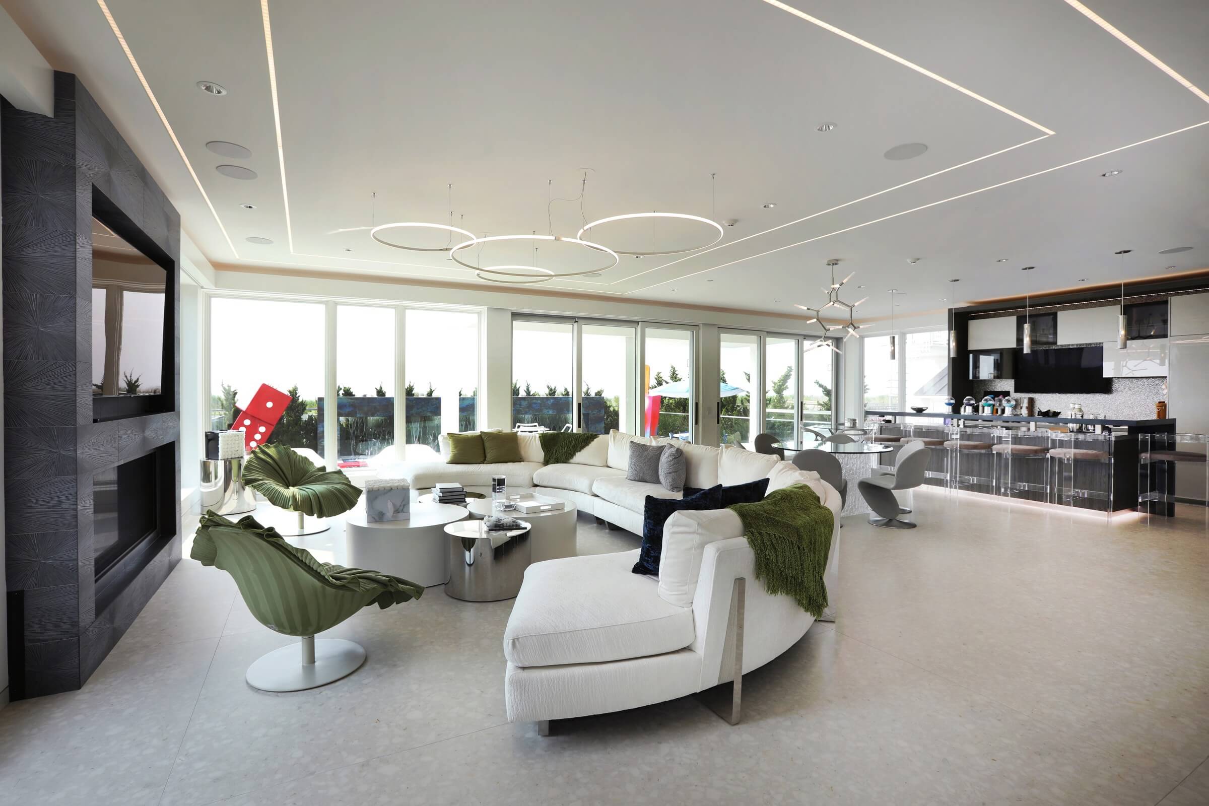 Lutron lighting control for luxury Jersey Shore homes