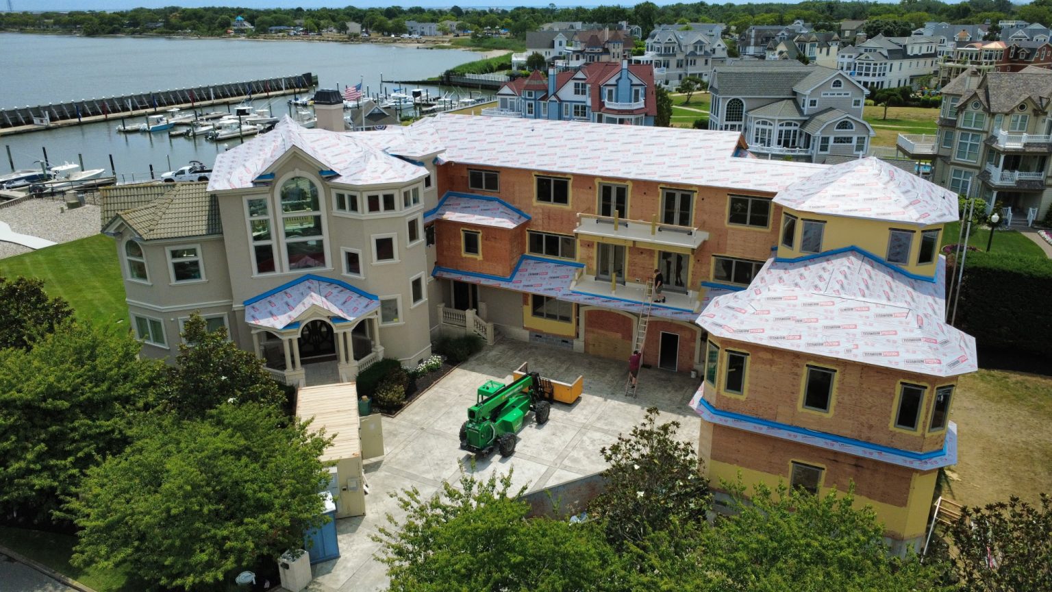 Cape May bayfront home undergoing a major renovation and addition