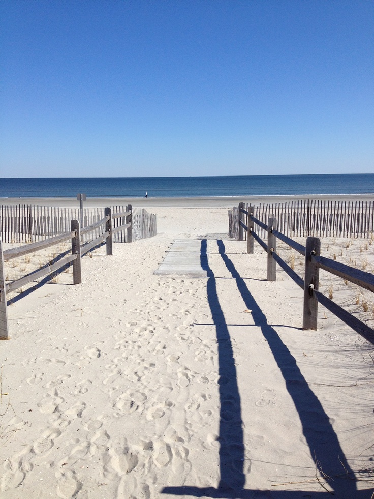 Sea Isle City beach path for South Jersey smart home service area